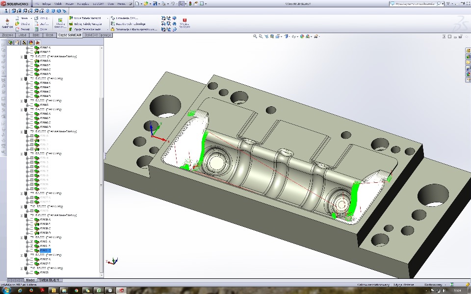 hydrapres sa narzędziownia oprogramowanie CAD CAM model 3d
